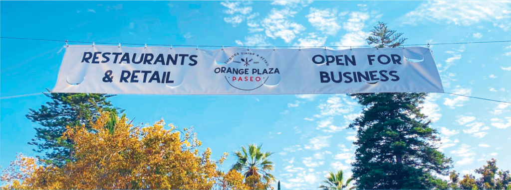 Plaza Paseo Banner