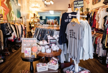 he cozy atmosphere and high-quality upcycled goods at Full Circle Meaningful Marketplace
