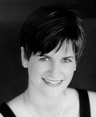 Woman smiling.