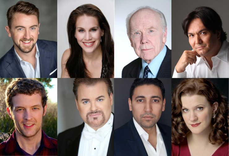 Collage of headshots for alumni soloists.