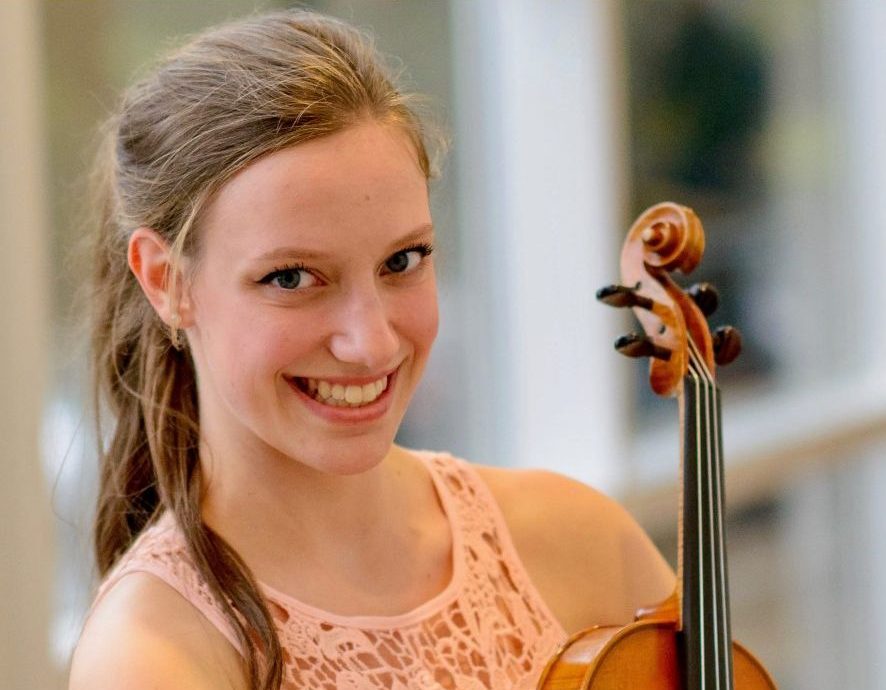 Violinist Sandra Bouissou
