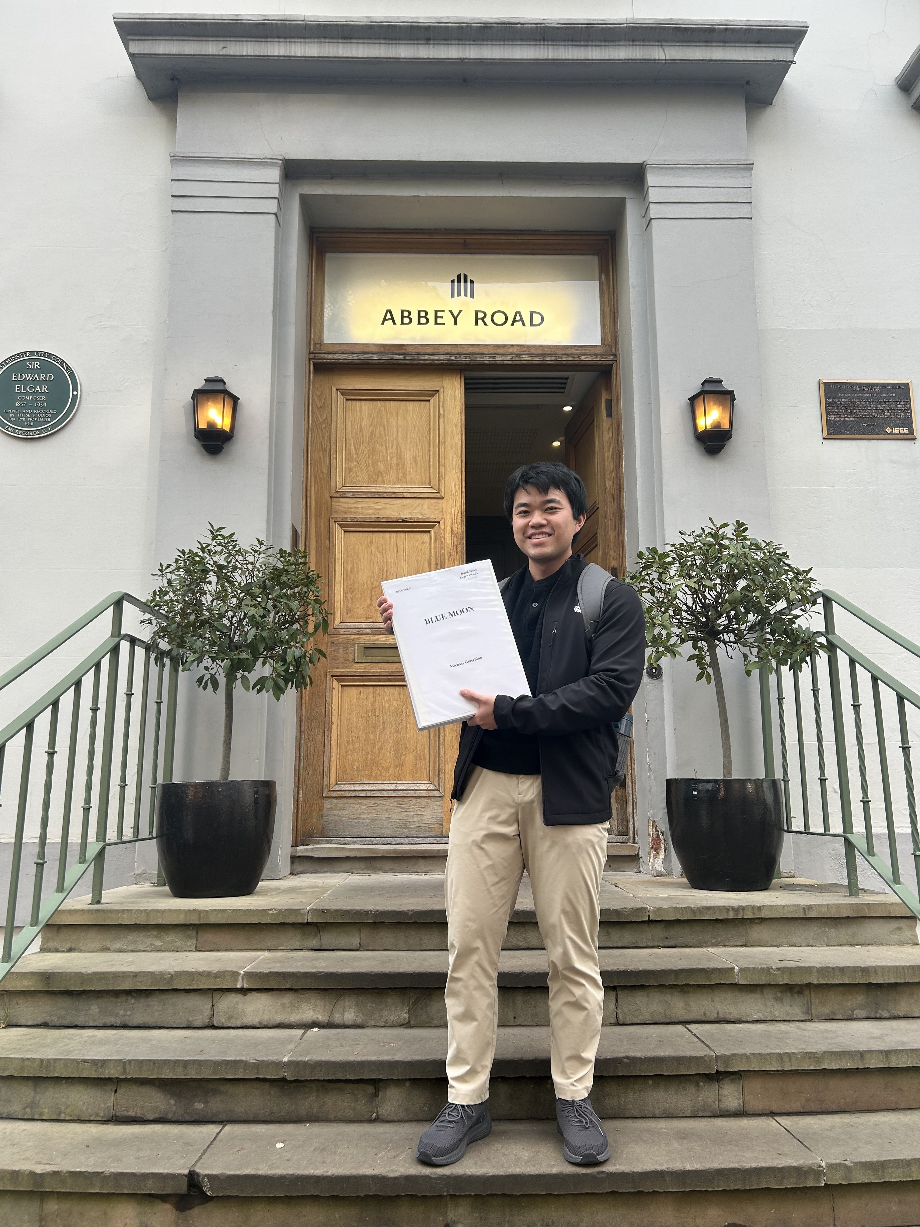 Logan at Abbey Road