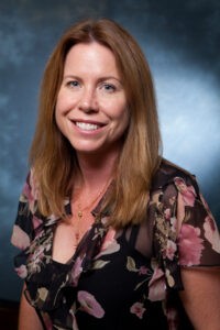 Dr. Laura M. Glynn, associate professor of psychology in the Crean College of Health and Behavioral Sciences and lead of the The Early Human and Lifespan Development Research Program housed in the renovated and restored Cypress Street Schoolhouse.