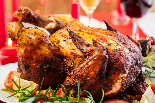 Cooked Thanksgiving turkey