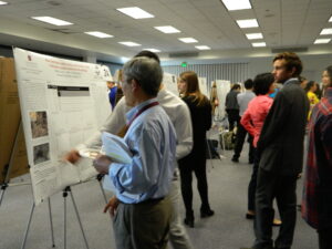 Student boards at Research Day