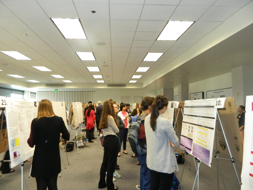 Student boards at Research Day