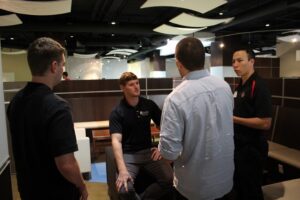 DPT Students in the lobby of Rinker