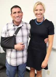 Dotsie Bausch and Dr. Erik Sternlicht