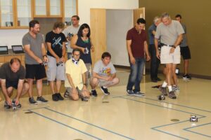 Middle and High School Teachers Race Robots for the Chapman Anaheim Science Project