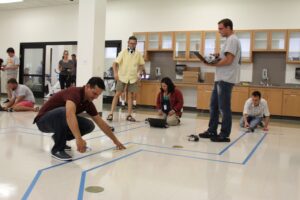 Teachers participating in the Chapman Anaheim Science Project