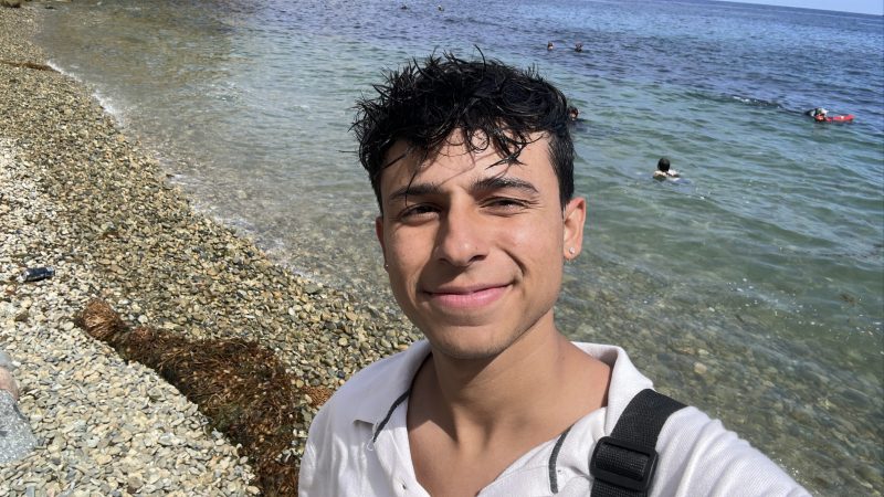 Moses at the beach