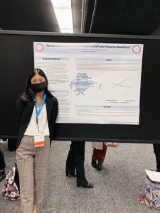 Christine Chang Presenting Her Research