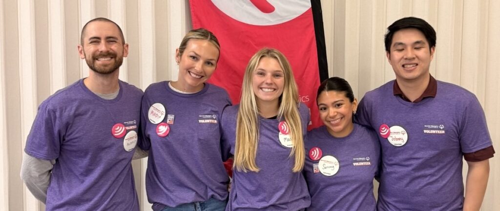 Student Volunteers at Special Olympics