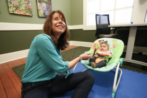 Laura Glynn with baby