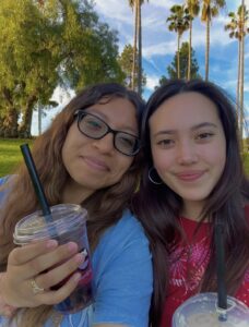 Briana with a friend