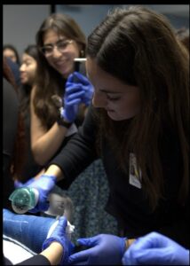 Olivia working in healthcare