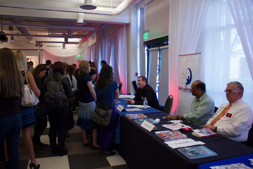 Dreamworks Career Table at Chapman University