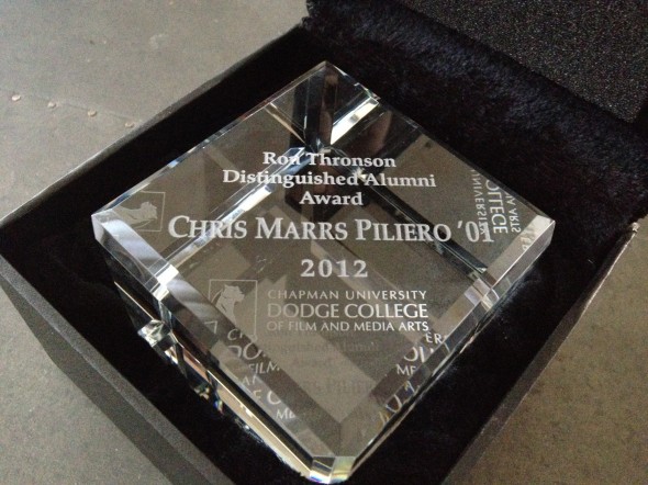 Chris Marrs-Piliero Distinguished Alum-2012