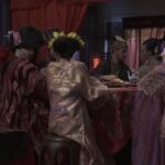 On the set of "The Red Envelope" in Hengdian Studios, China