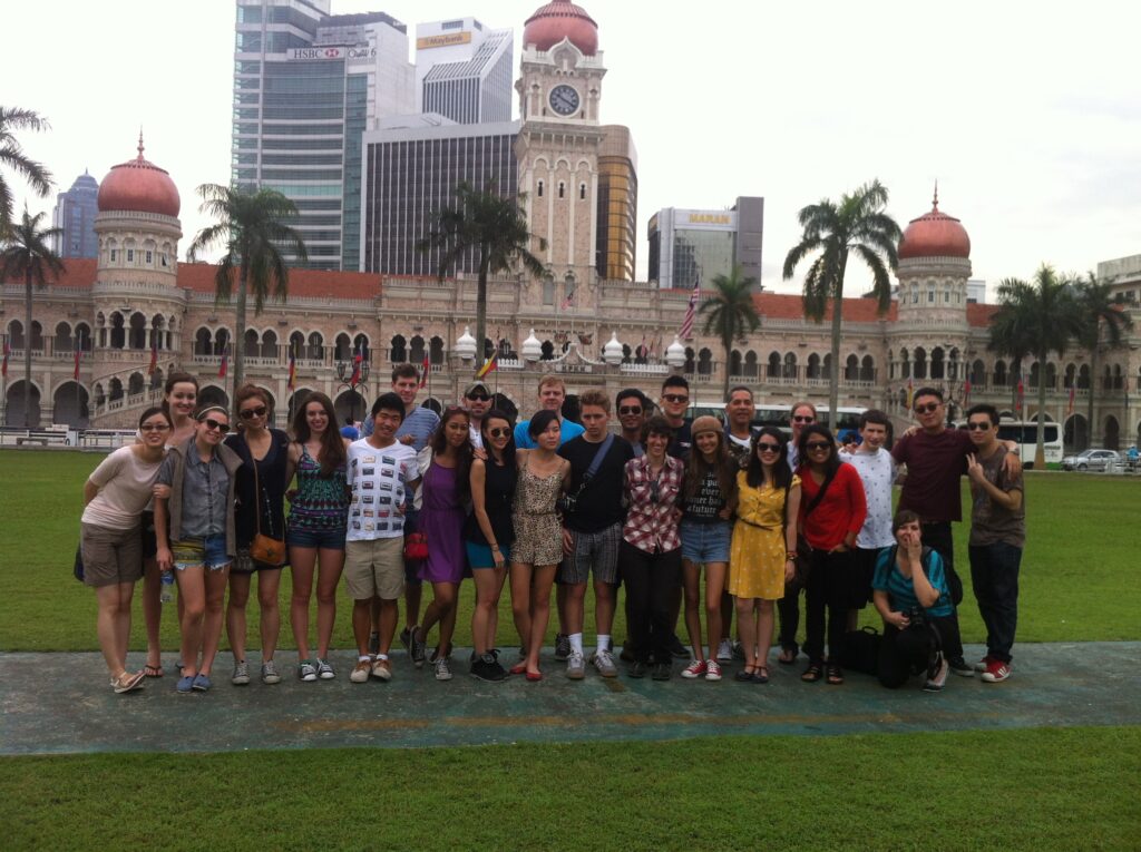 Dodge College students visit Singapore