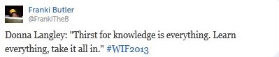 Women in Focus Tweet Capture
