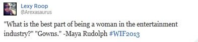 Women in Focus Tweet Capture