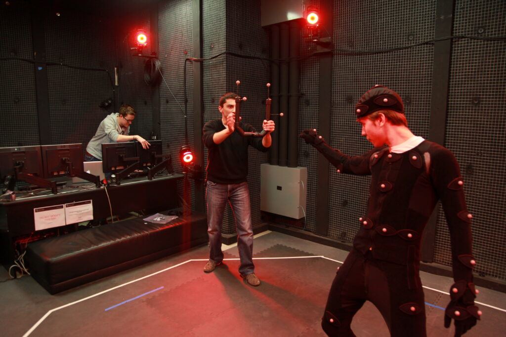 MoCap demonstration at Dodge College of Film and Media Arts