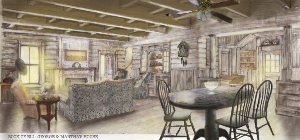 Set illustration from 'The Book of Eli."