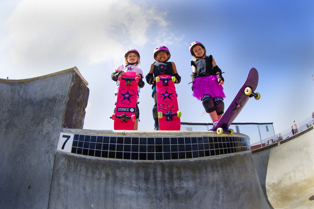 Still from PINK POSSE a Project W film featuring Stories About Women Creating Change Poster 2013