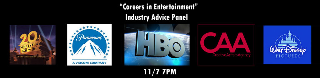 Dodge College Entertainment Career Panel featuring 20th Century Fox, Paramount Pictures, HBO, CAA and Walt Disney Pictures