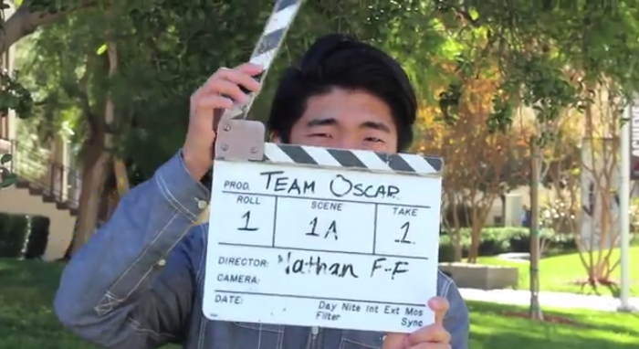 Nathan Flanagan-Frankl behind clapboard