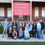 Digital Arts students posing outside of The Walt Disney Family Museum