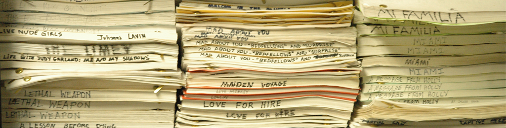 image of a pile of scripts