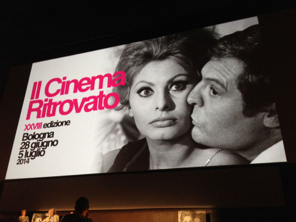 image of Il Cinema Ritrovato screen in Bologna, Italy