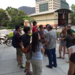 Image of Dodge College students touring Walt Disney Studios