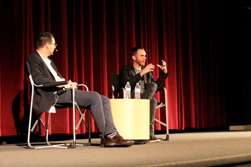 Associate Dean Michael Kowalski interviews director Charlie McDowell about his film THE ONE I LOVE