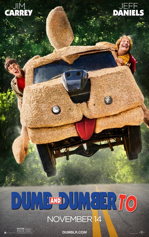 Official film poster for DUMB AND DUMBER TO