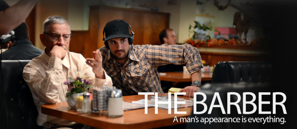 Image of the header image of the Chapman Filmed Entertainment's website for THE BARBER.