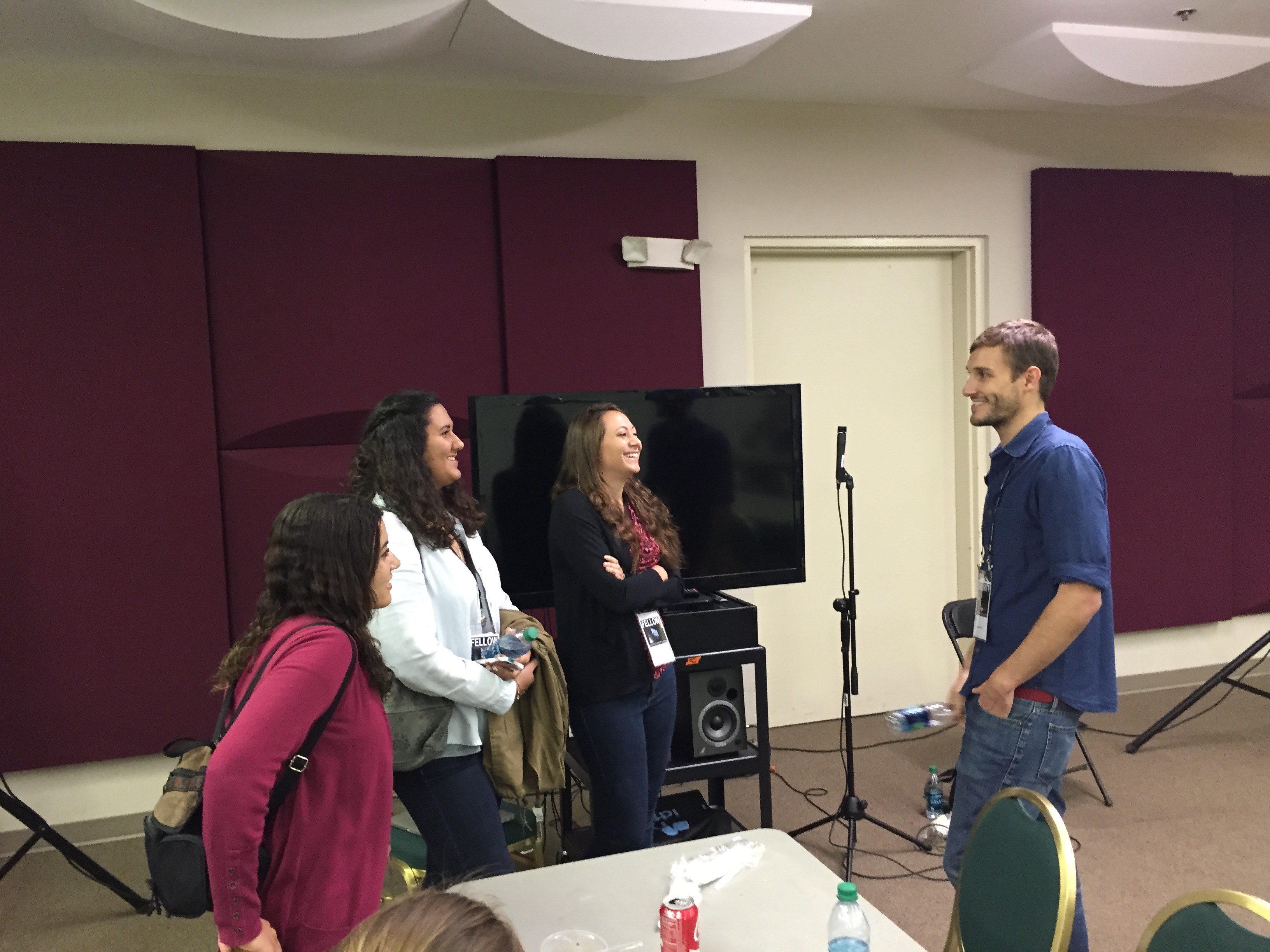students at full frame film festival