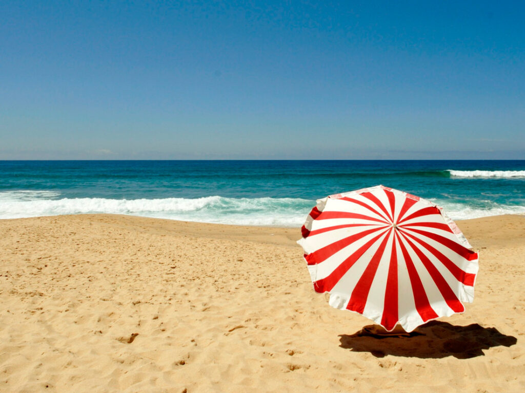 umbrella on beach