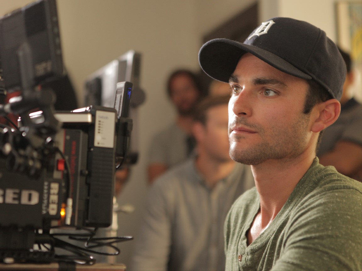 Davis at work behind the camera