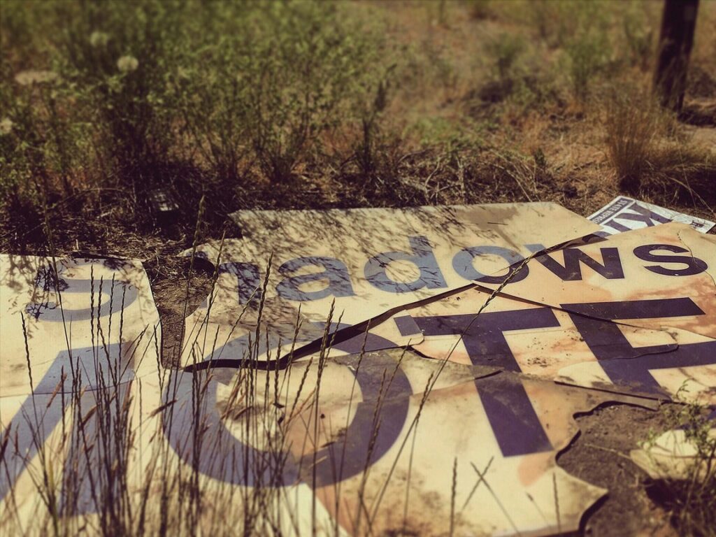 shadows motel sign