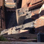 looking down into bologna