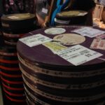 stack of film reels