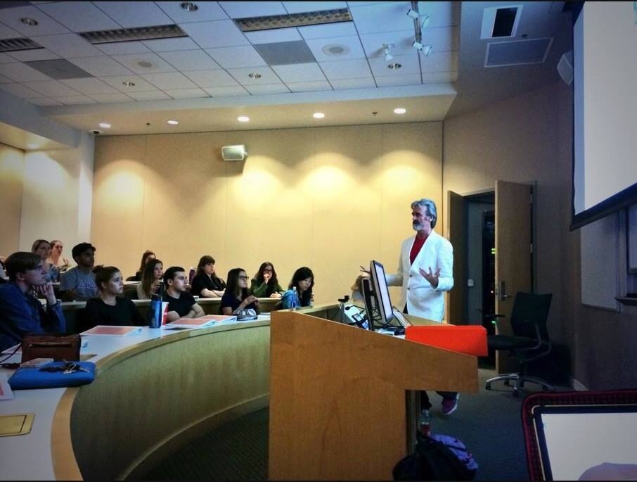 professor o'connor lecturing class