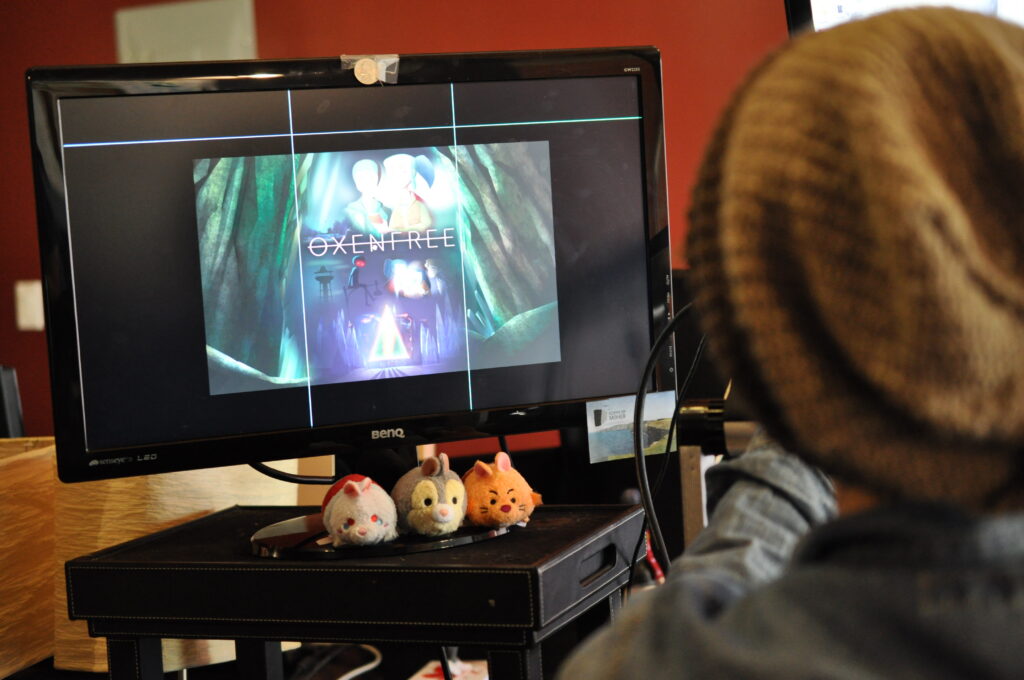 designer working on oxenfree