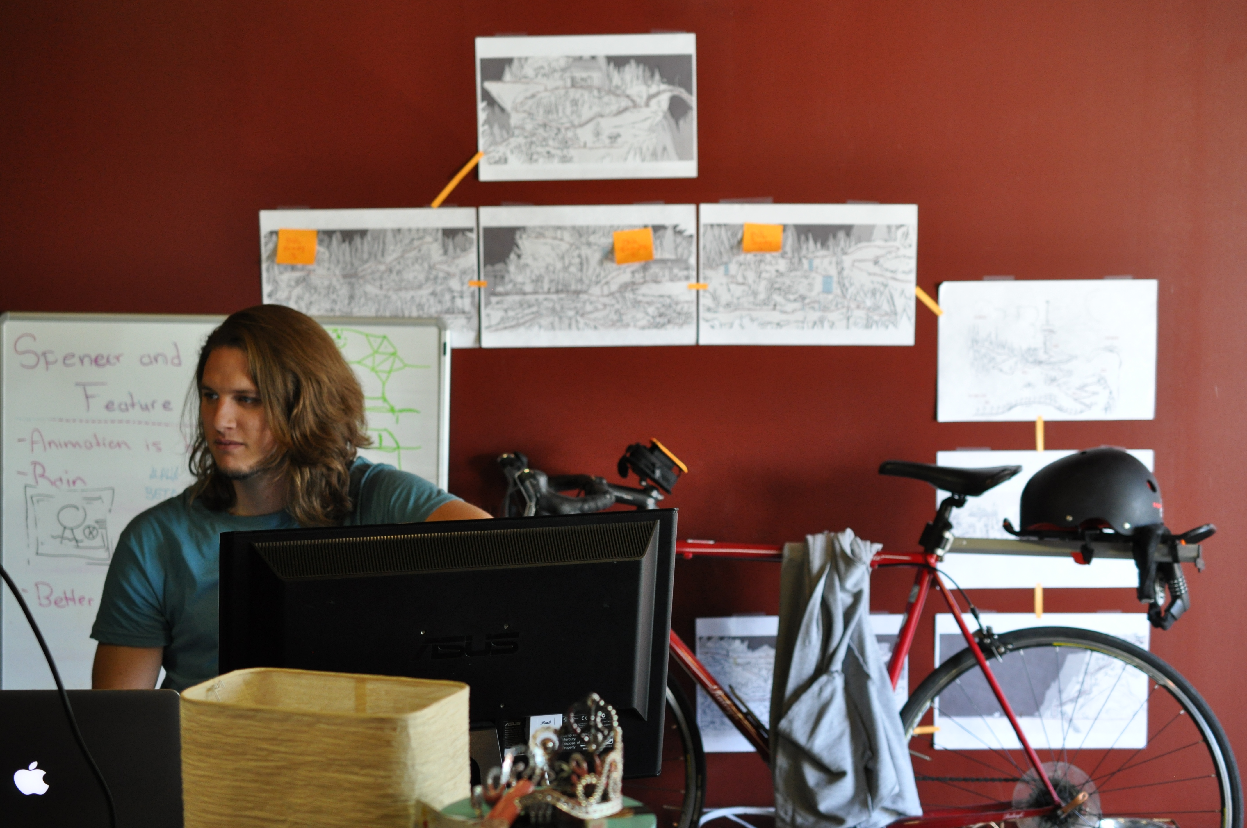 Spencer Stuard hard at work