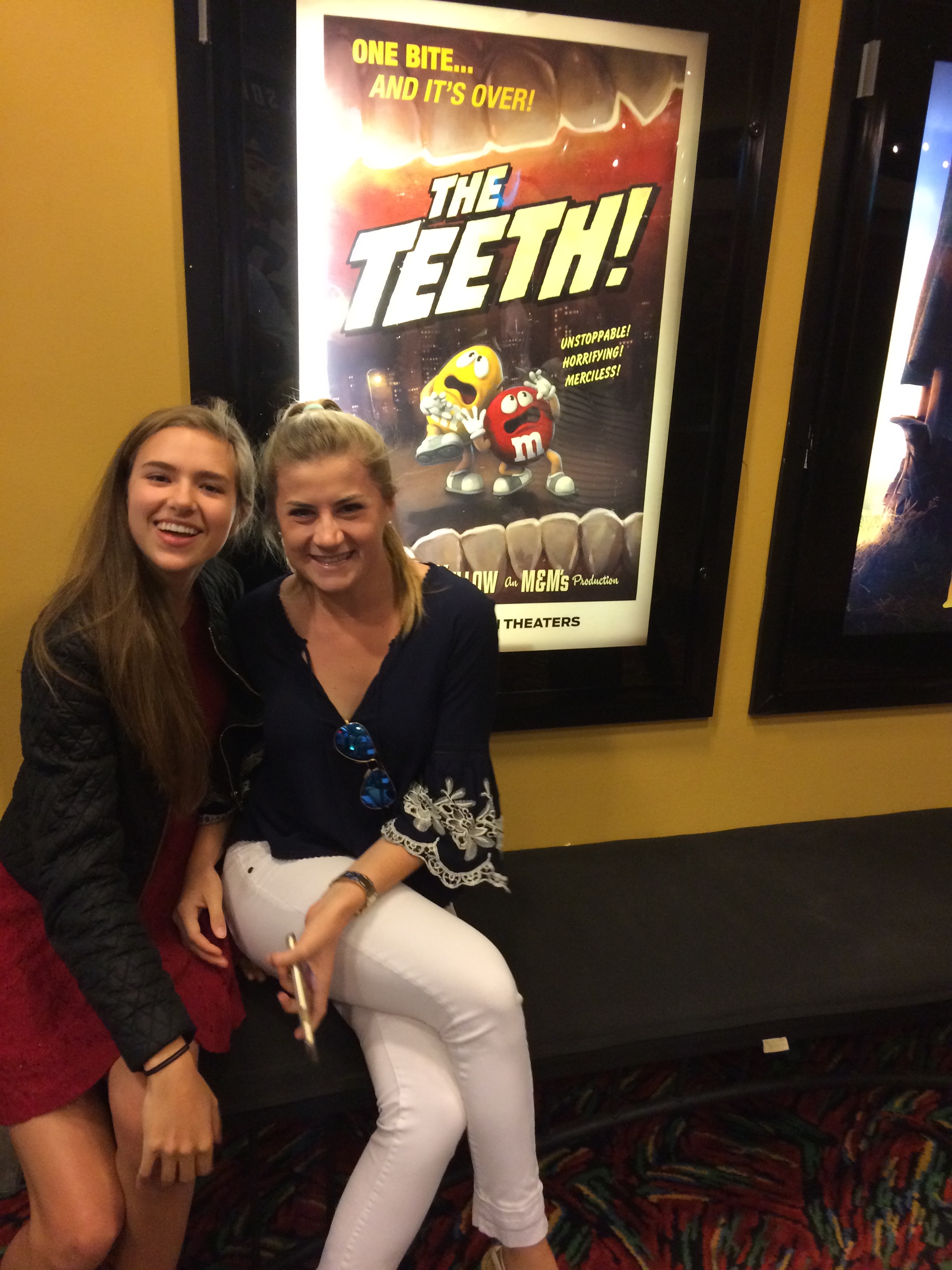 Fredrick's class at the movies