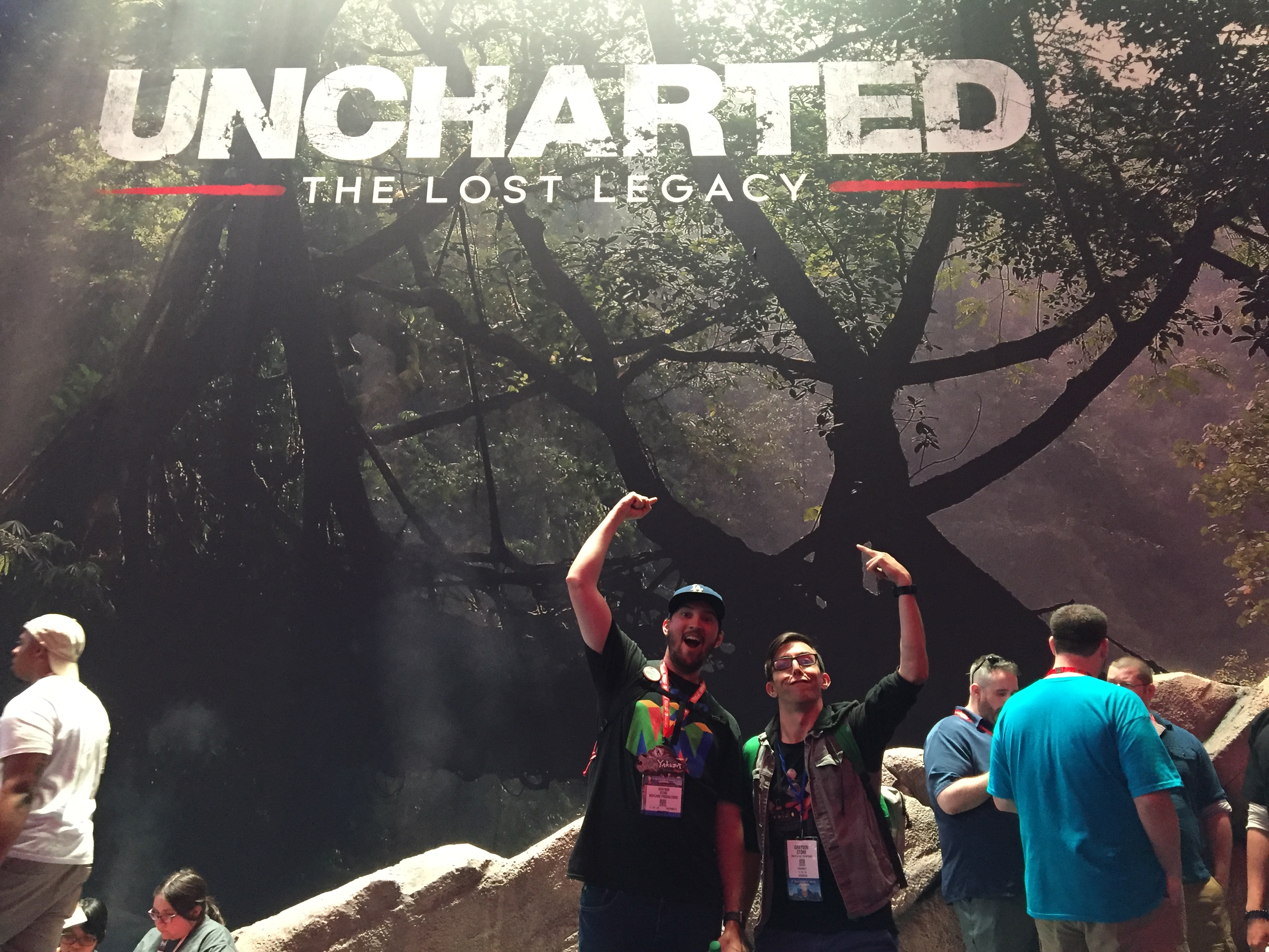 Samuel Prince and Grayson Stone at E3 Conference