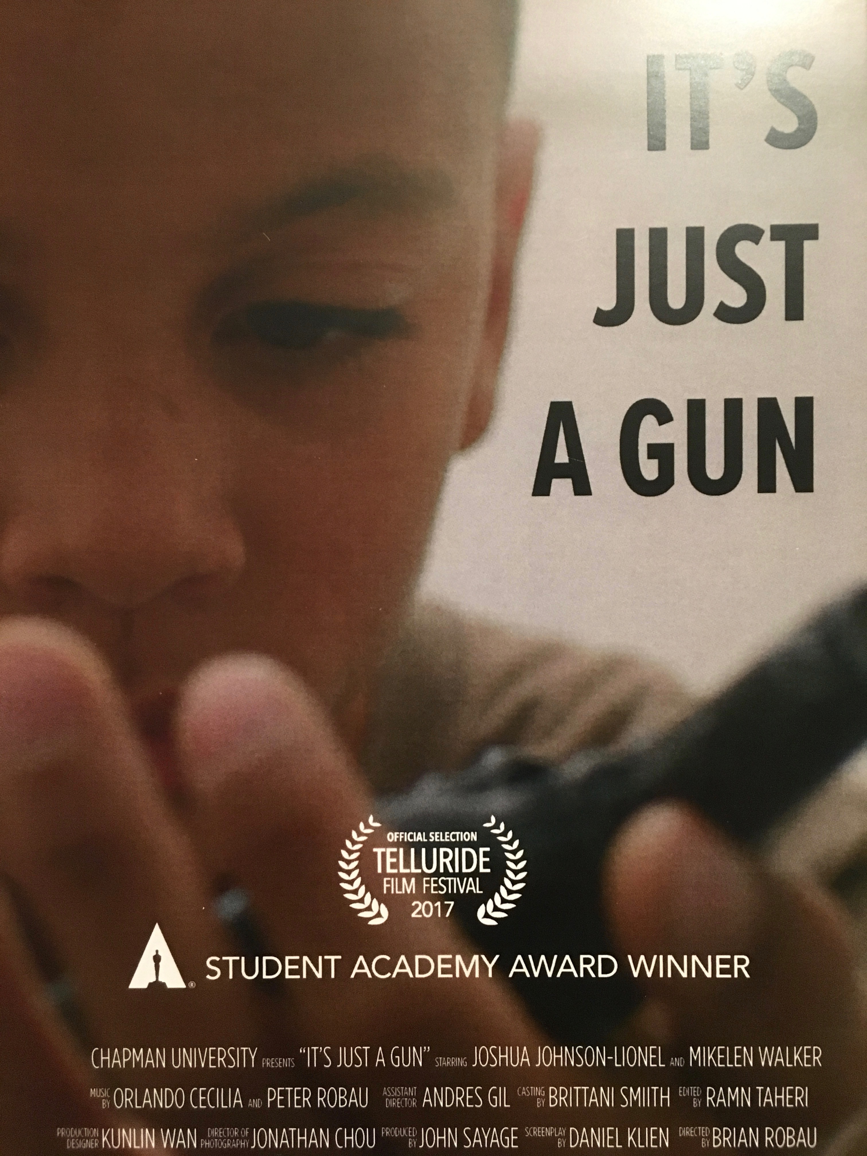 It's Just a Gun Poster